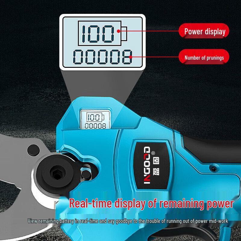 YINGGU 21V Cordless Electric Garden Pruning Shears CN plug (adapter included)