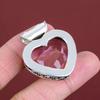 Faceted pink kunzite pendant real gemstone pendant dainty jewelry 925 sterling silver pendant handmade pendant vintage pendant gifts for her
