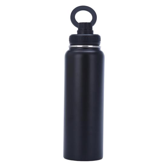 Insulated Water Bottle with Magnet Phone Holder Stand Leak-Proof Stainless Steel Kettle Double Vacuum Insulation Water Bottle for Gym