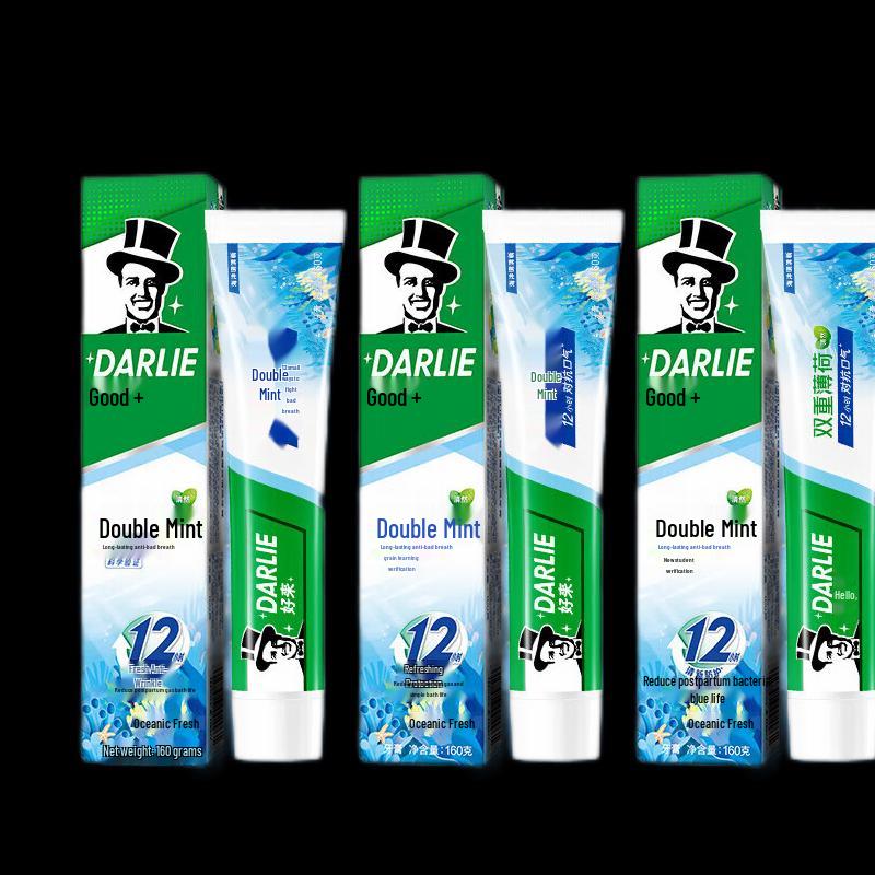 Darlie Double Mint Ocean Fresh Toothpaste (3x160g)