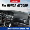For HONDA ACCORD 2013-2017 Car Dashmat Anti-UV Dashboard Cover Dash Mat Sunshade Cushion Carpet Protective Accessories