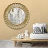 Flashy Wall Mirror In Gold Color