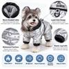 Padded Lining Dog Winter Coat Hooded Puppy Outfit New Warm Dog Jacket  for Small Dogs