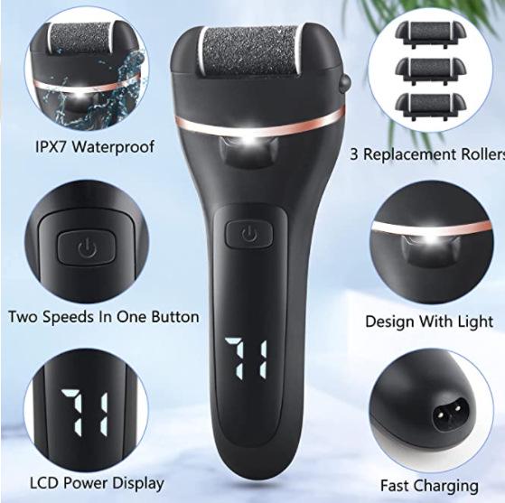 

Электрическая шлифовальная машина для ног: Автоматическая пилка для удаления мозолей для педикюра, моющийся дизайн. English Neutral