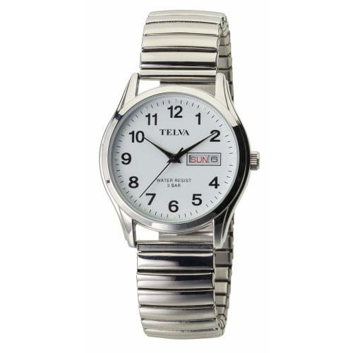 

Klefer Men s Analog Watch, Waterproof, Date Display, Day of the Week Display, Metal Band, TE-AM179-WTS, Silver