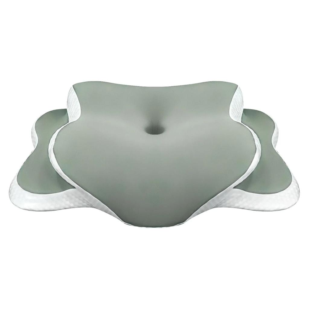 Almofada de Espuma Viscoelástica Almofada Cervical Alívio para Dor no Pescoço Contorno Ergonômico Ortopédico Suporte para o Pescoço para Dormir de Lado de Costas de Barriga Presente