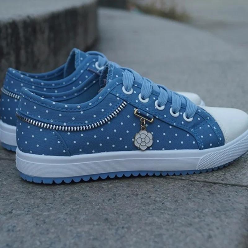 Summer Women's Hollow Denim Mesh Shoes Flat Casual Shoes Breathable Shoes Net Shoes