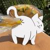 Funny Cat Butt Bread Clip 3D Printed Bag Clip Bag Holder Novelty Kitchen Gadget For Cat Lovers Food Storage Home Decor 1/2/3Pcs