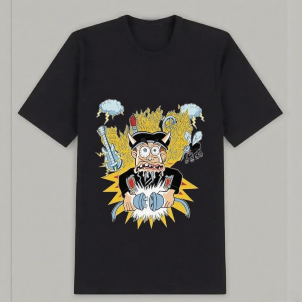 

Fashion Leisure Street Daily Style Best-selling Light Cotton High-quality Comfortable Short-sleeved and Couples Printed T-shirts S