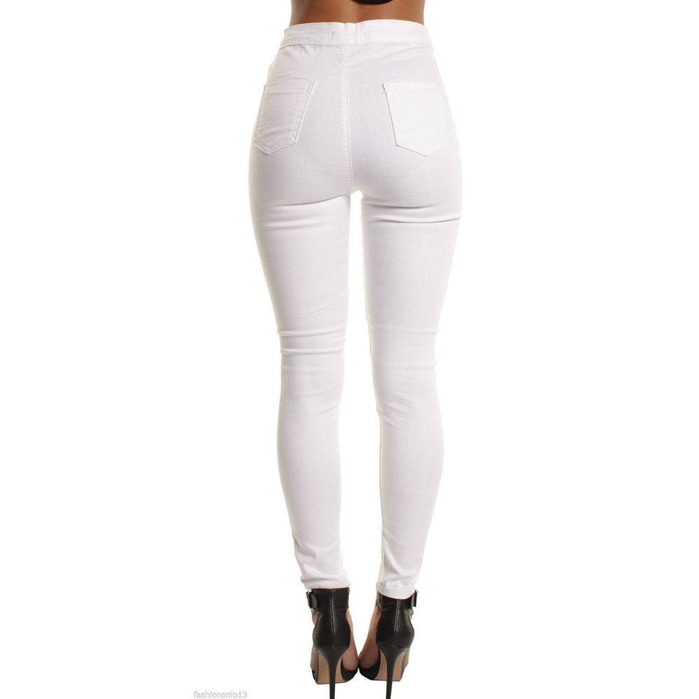 Outdooor High Quality Women Denim Jeans Slim Fit Leggings Skinny Trousers