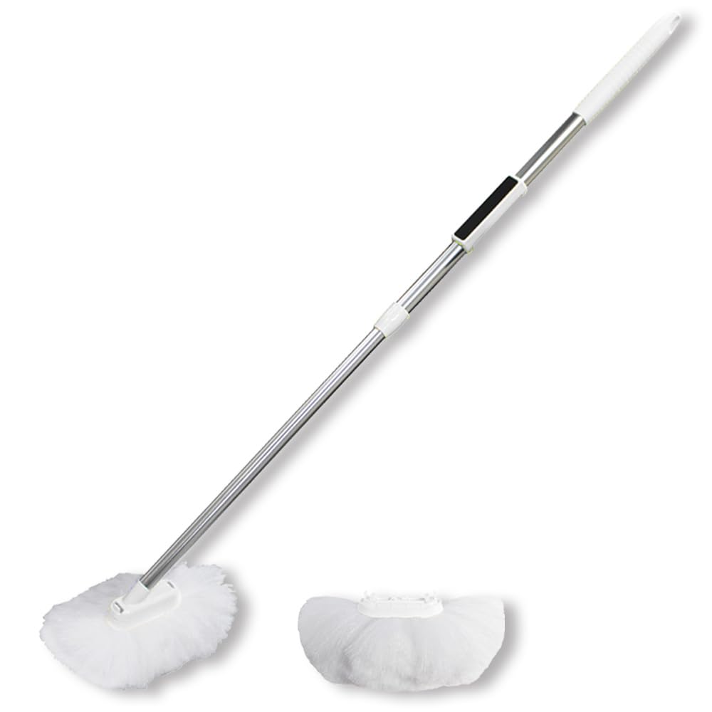 Azuma Smart Bathtub Cleaner FL Extendable Main Handle Clean the Bath without Attaches with Magnetic Removes Dirt with Just Drains Water Bath Bathroom