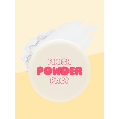 Mefactory Öl-absorbierende Finish-Puderpact (Weiß) 5g