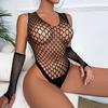 Hot Sexy Fishnet Bodysuit Woman Sexy Lingerie Hollow Out BikinisLace Underwear Porn BodyStockings Sexy Beachwear Erotic Pajamas