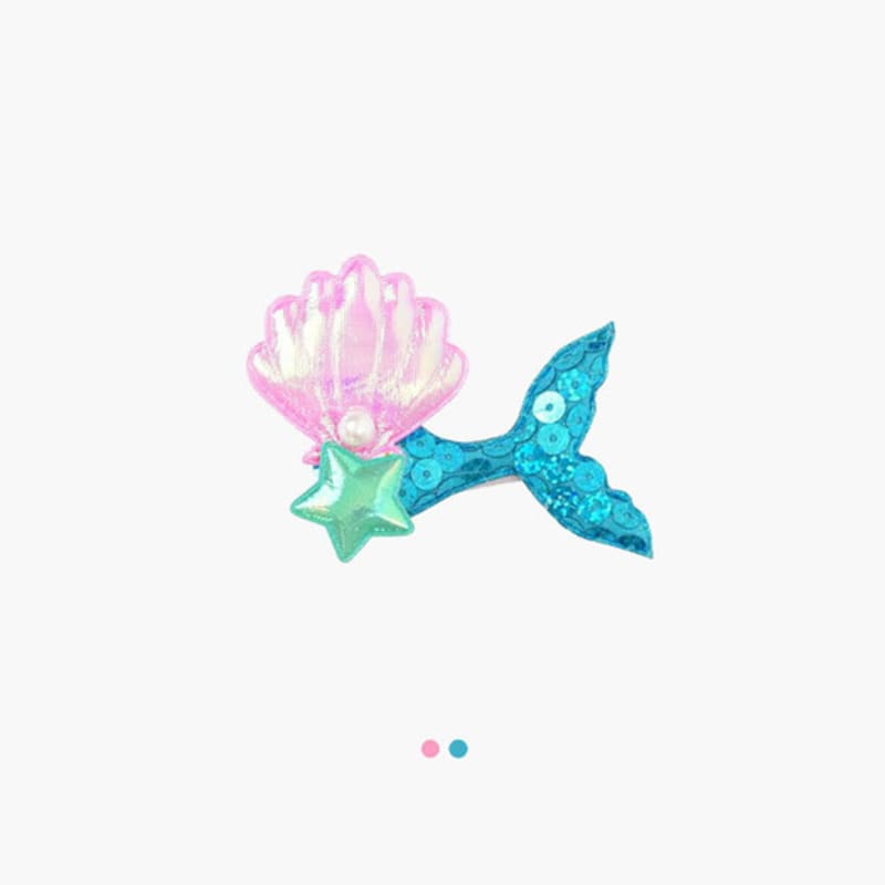 

KIANG Mermaid Princess Point Hairpin (Pink/Blue) pink