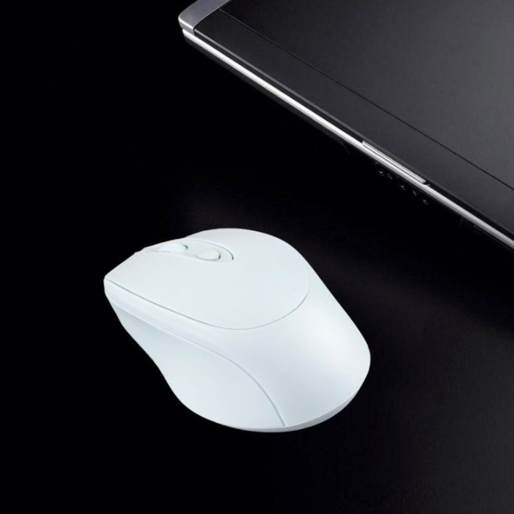 Rechargeable Ergonomics Wireless Mouse 2.4Ghz+BT5.0 Morandi Wireless Mouse  PC/Laptop