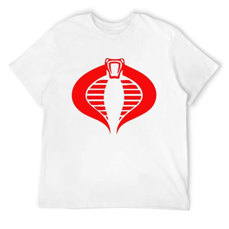 A loose and trendy men's and women's sport top with Cobra Commander print for Summer and autumn 2025