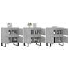 VidaXL Buffets 3 Pcs Concrete Grey Engineered Wood 3190209
