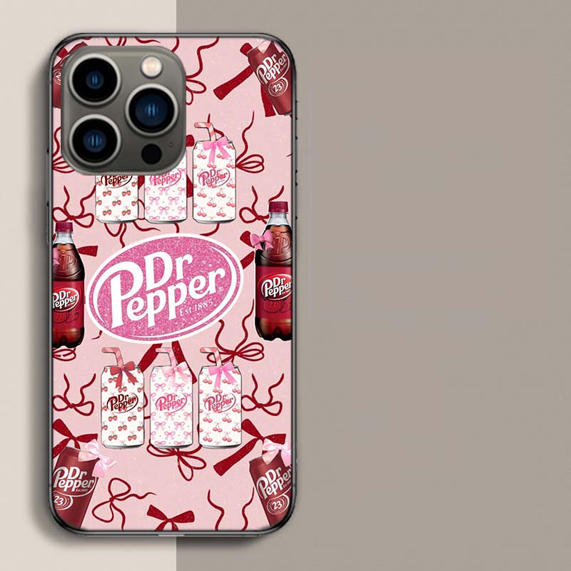 

Cherry D-Dr-P-Pepper Drink Phone Case For Iphone 17 Air 15 Pro 14 Plus 16 Pro Max 17E 16E 12 13 Mini 11 Cover Cute Fundas iPhone 17 Pro
