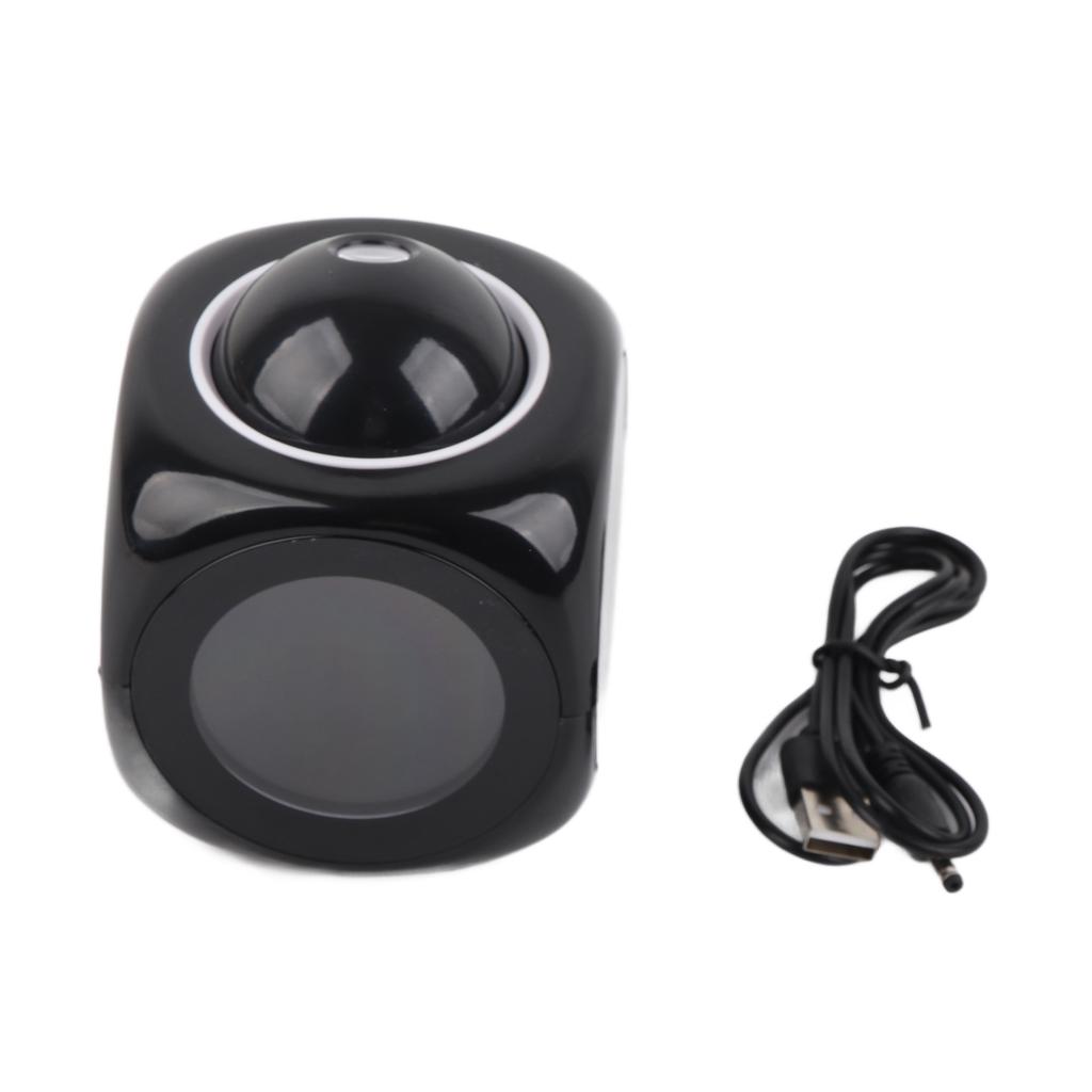 Projector Table Clock Multifunction Plastic USB Charging LED Voice Function Projection Alarm Clock
