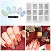 kads Geometry 006 Streak Line Nail Stamping Plates Template Nail Art Stamp Nails Manicure Tools