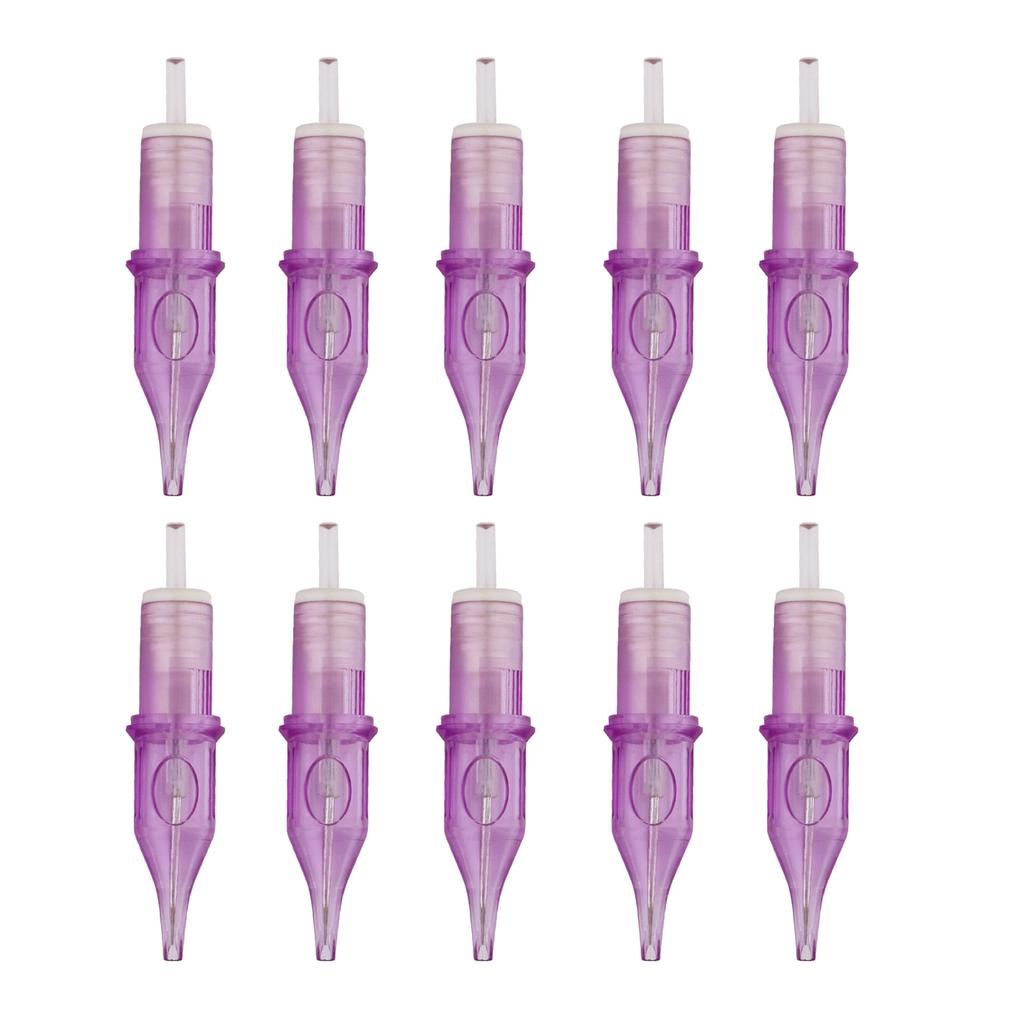10pcs 9RM Tattoo Cartridge Needles Tubes Hand Poke Sterilized Needle Accessories Kit Set Tattoo