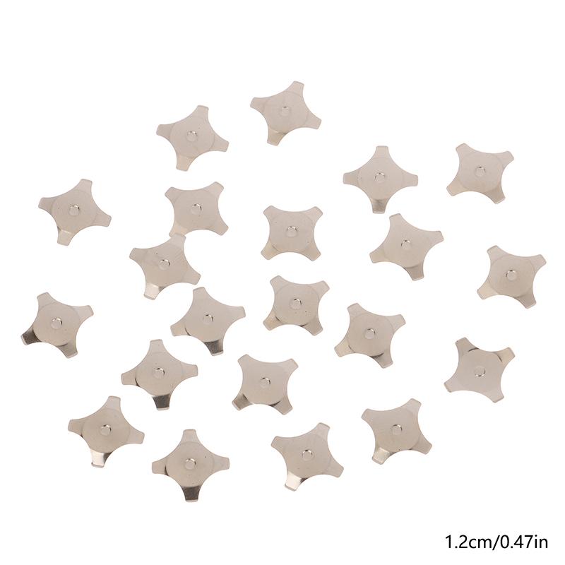 20Pcs 10 With Point Cross Shape Metal Dome Reset Switch 5 6 7 8.4 10 12 14 16 Mm Membrane Switch Spst Momentary On/Off Tactile