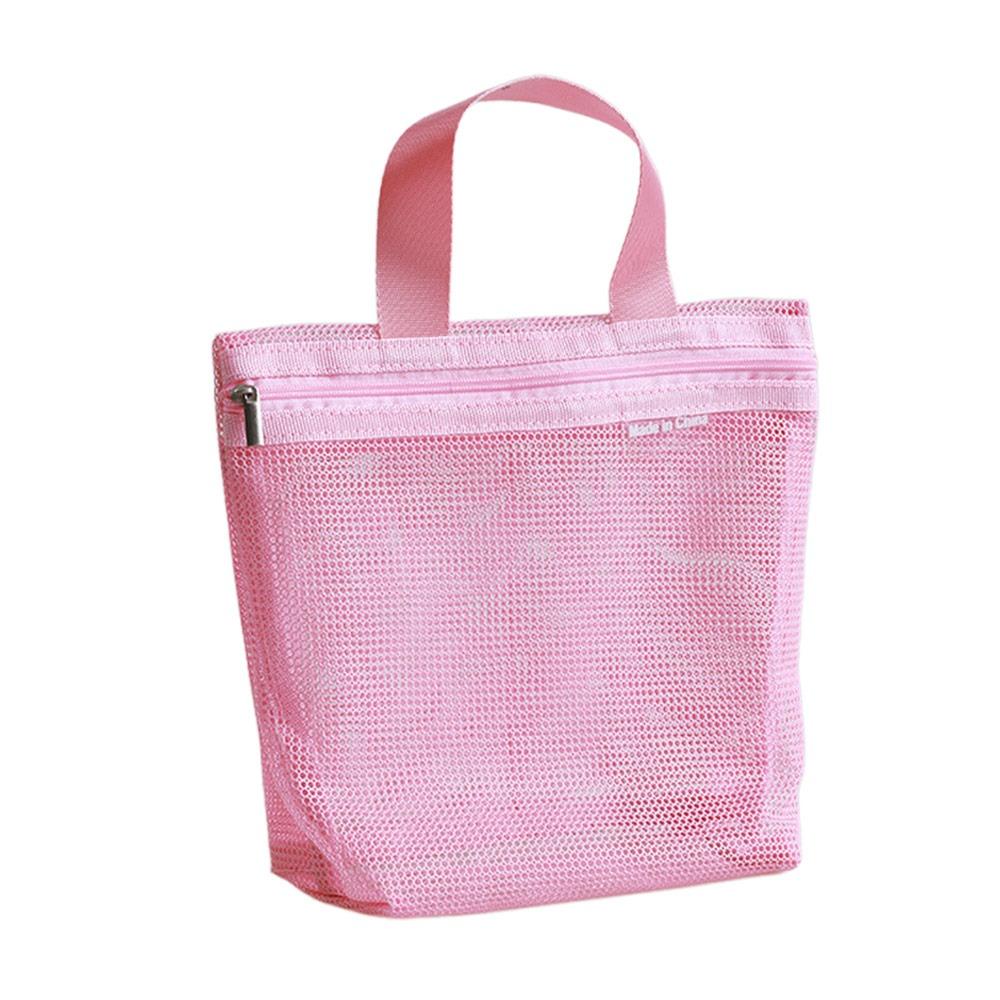 Portable Mesh Toiletry Bag Transparent Storage Bags Portable Cosmetic Bag Large Capacity Storage Bag Underwear Storage Bags