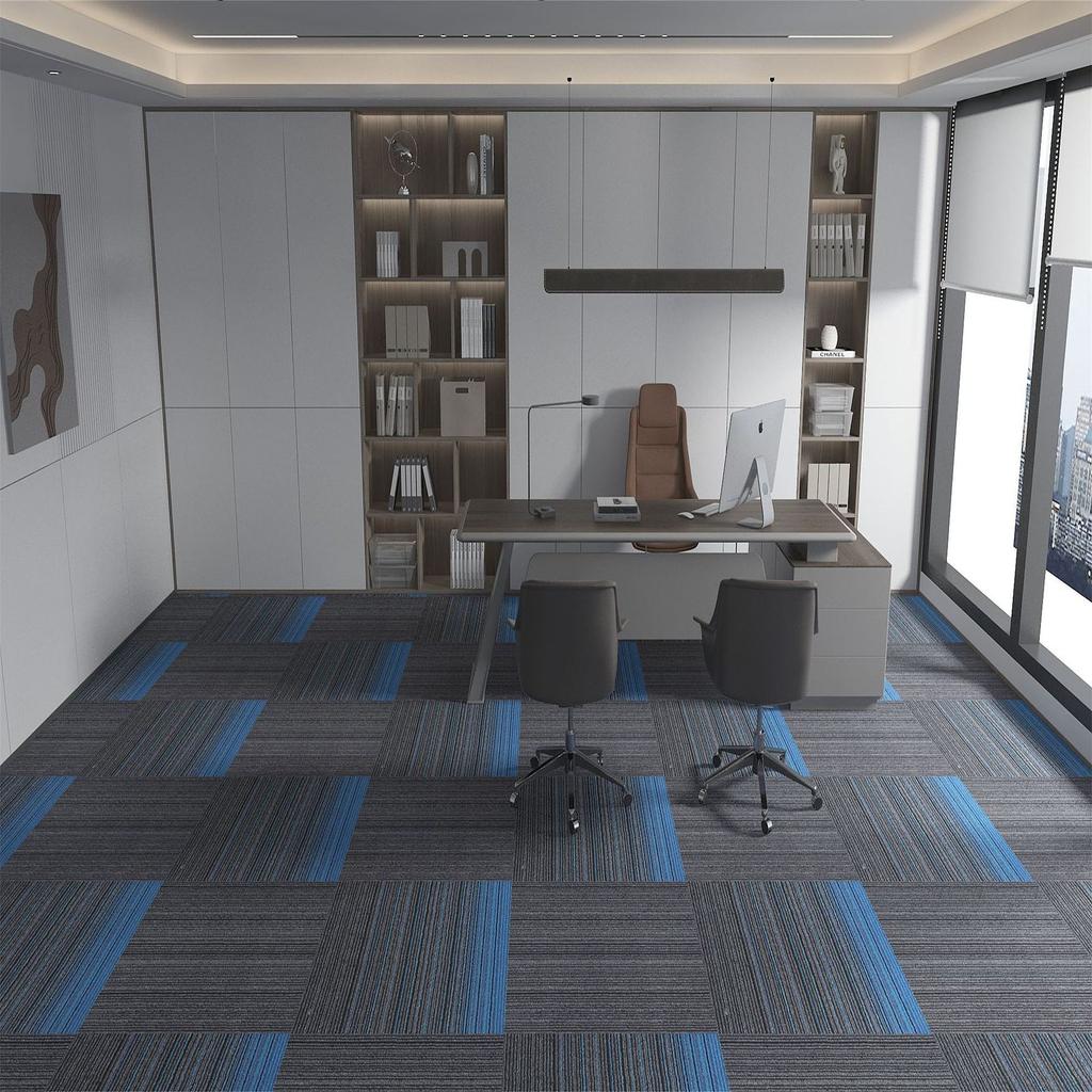Office Carpet Splicing Square Billiard Hall Bedroom Engineering Room Floor Mat Commercial Pvc Hotel Floor Mat