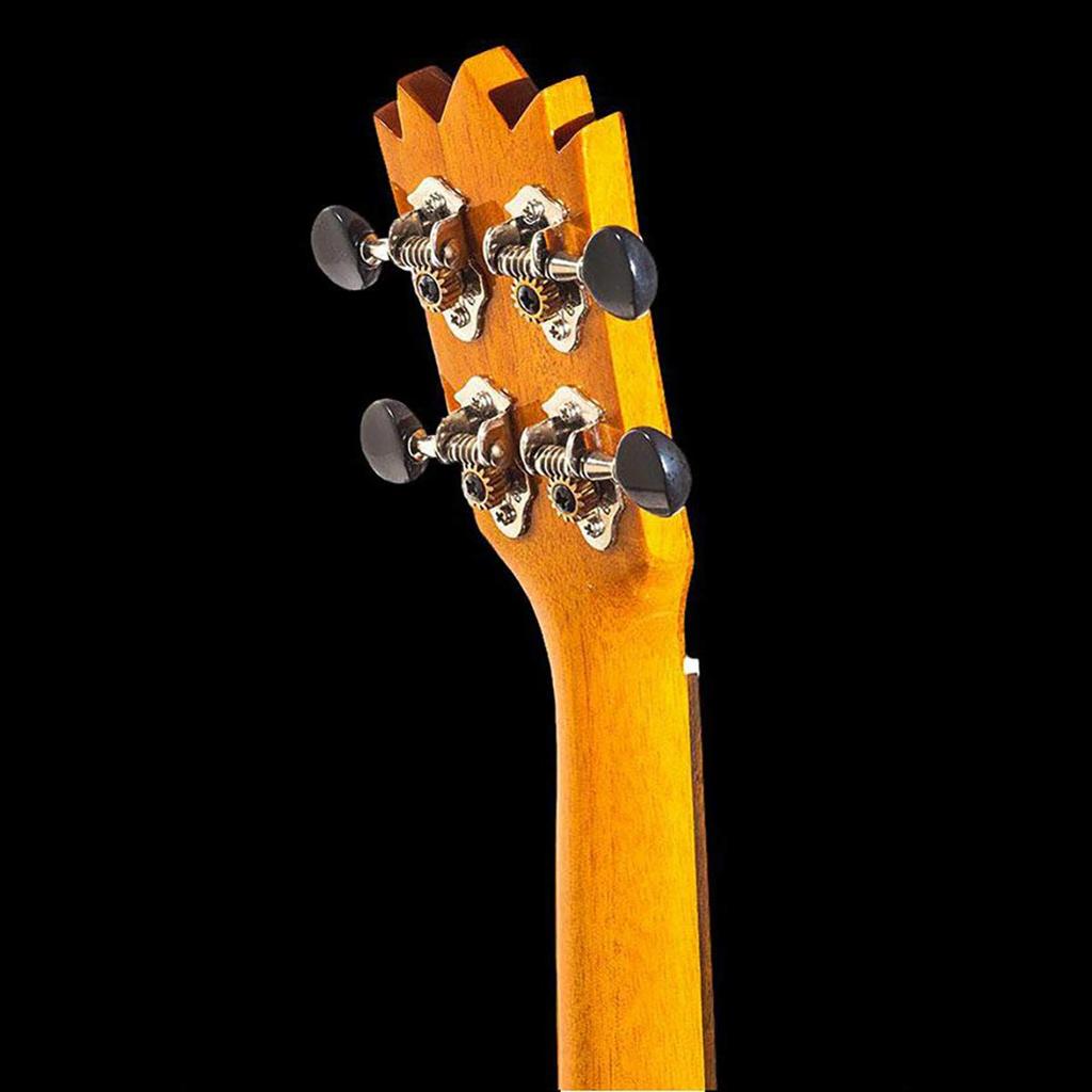 Ohana Ukuleles Small Soprano Size Mahogany Pineapple Shape All Solid Mahogany (Sopranissimo) TTPK-25G