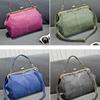 Female Messenger Solid Color Retro Style Cross Magnetic Buckle Nubuck Shoulder Bags