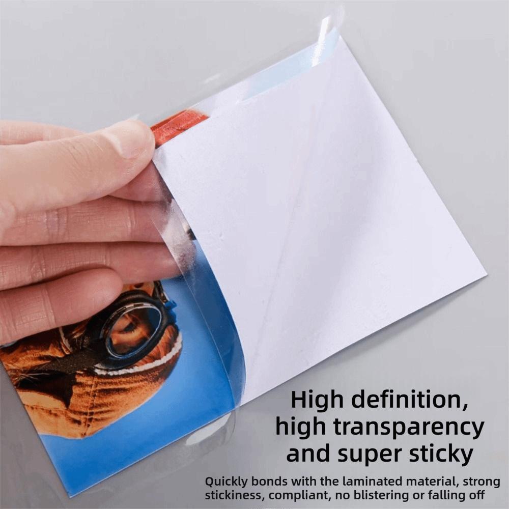 A4/A5/A6 Glossy Film Waterproof Vinyl Sticker New Vinyl Laminating Film Office&Home Use