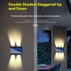 Waterproof Outdoor Wall Lights -  Solar Outdoor Courtyard Lights, Decorative Solar Lighting Fixtures