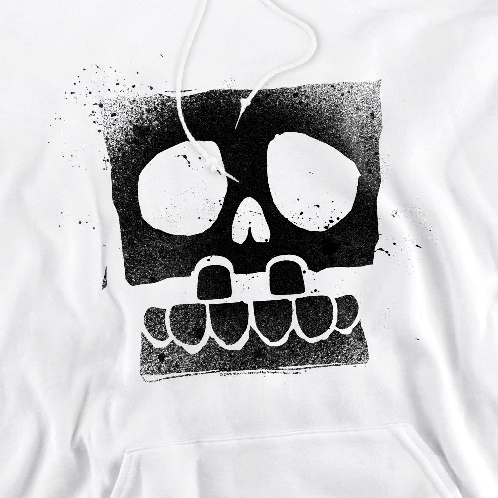 SpongeBob SquarePants Mens Skull Spray Hoodie