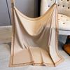 Letter Diagonal Silk Pattern 90 Square Scarf Printed Imitation Silk Fashionable Versatile Shawl Outer Headscarf Scarf