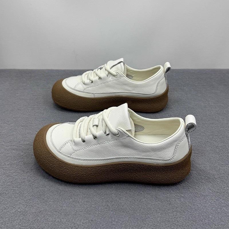 New Women's Thick-soled Shoes, Versatile Retro Height-increasing Casual Shoes, Sports Board Shoes