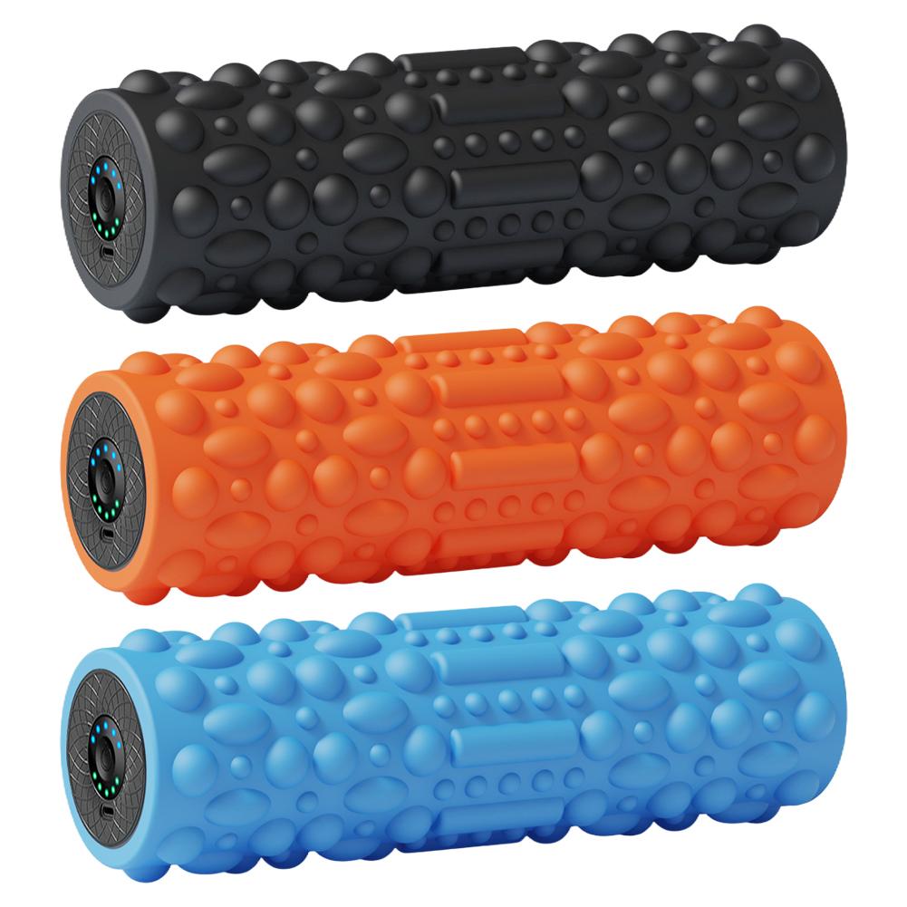 Electric Massage Yoga Column Pilate Vibrating Foam Roller 5 Mode Muscle Roller Rechargeable Tissue Massager Yoga Sport Equipment