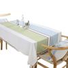 Waterproof Cotton Tablecloth With Tassel Trim Modern Minimalist Rectangle Dining Table Cover Home Cafe Market