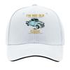 Unisexs Retro Distressed Snapback Cap   AllSeason Casual Hat for  Young Unisex Iconic Hole Design Ea Sandwich Baseball Cap