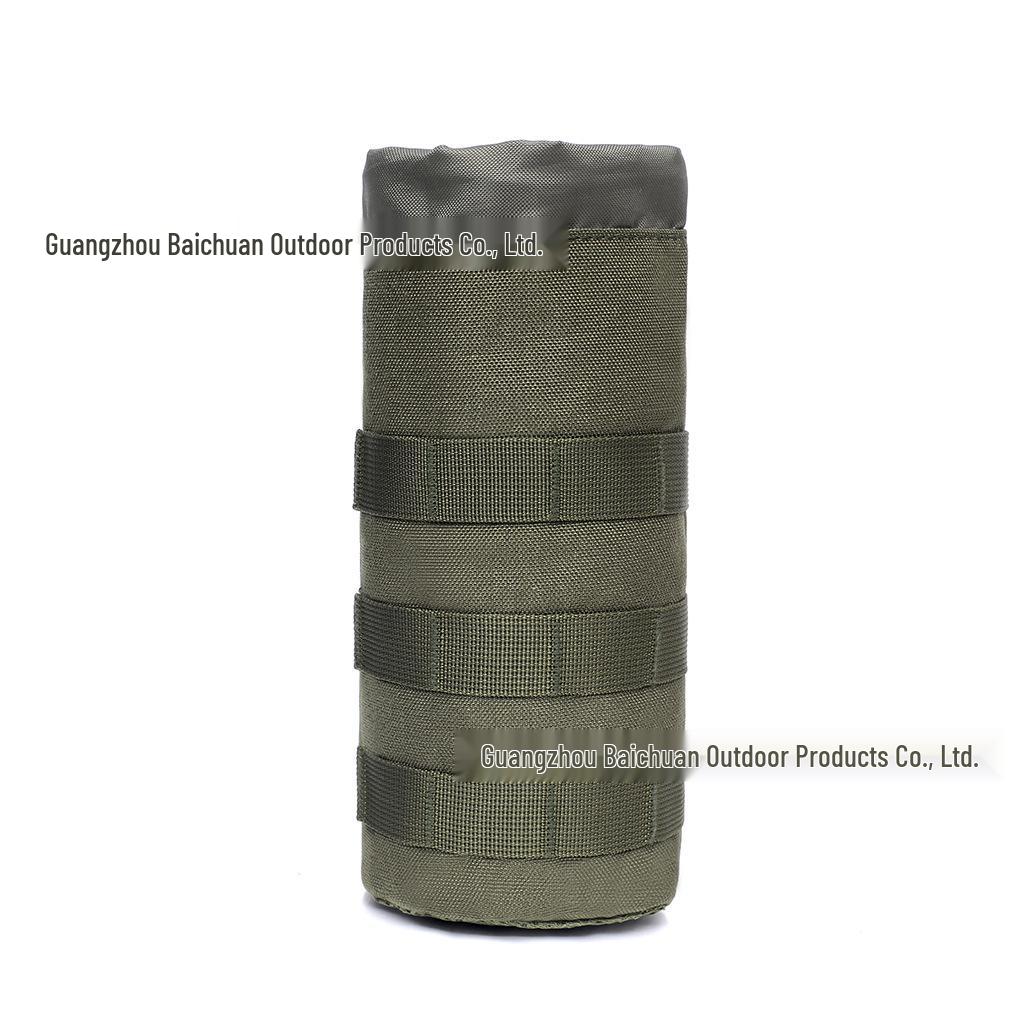 Sac plasă tactic cu șnur de camuflaj pentru sticle mari de apă