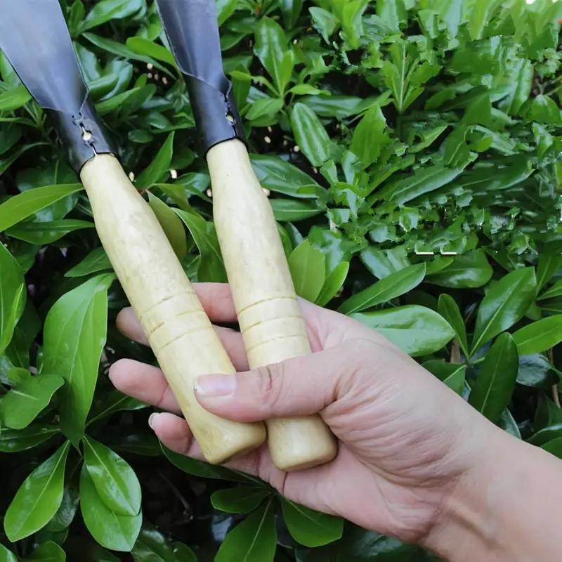 2pcs Metal Garden Trowels - Hand Shovels for Digging, Transplanting, Planting, and Weeding Tools