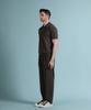 PANICALE Brown Garment-Dyed Polo Knit