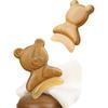 Natural Material Bear Shape Skin Scraping Board Green Sandalwood Massager  SPA