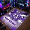 Crystal Velvet Rug Austria Wien FC Print Custom Name Text Floor Mat Home Decor