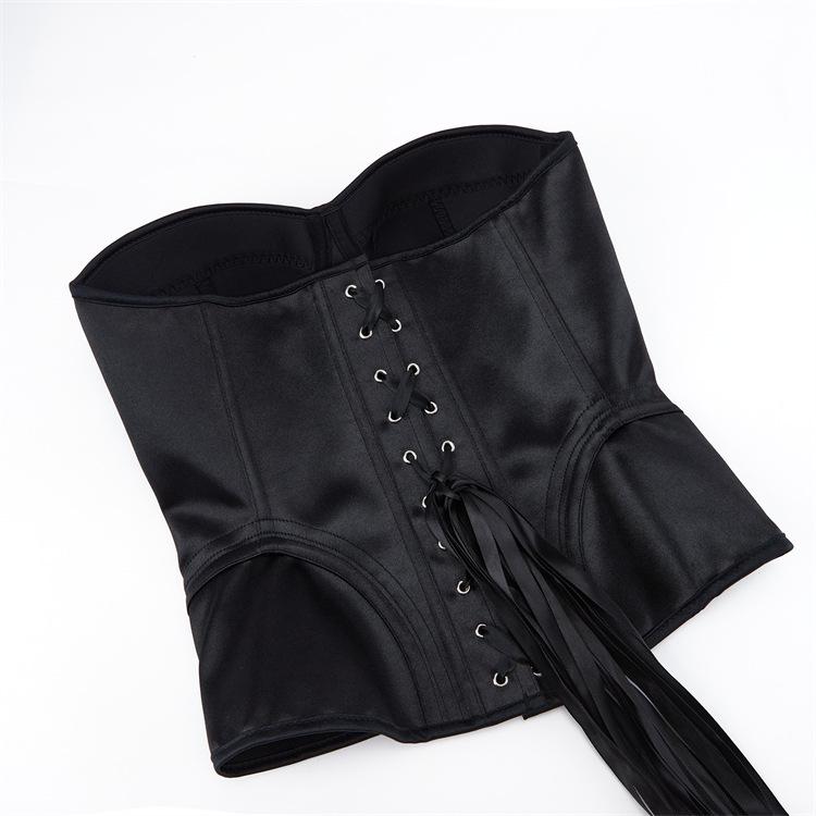 Women's Court Style Chest Support Steel Ring Shaping Top