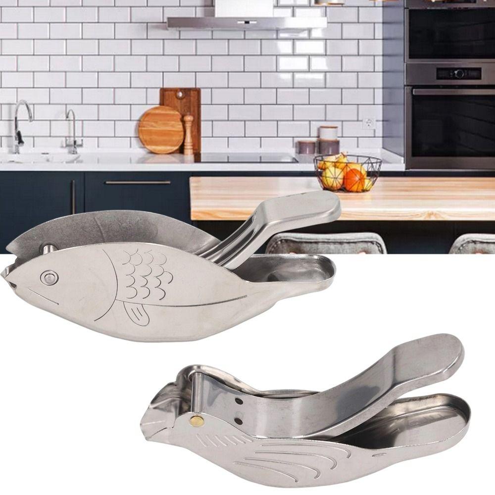 Spremiagrumi Limone Forma Pesce/Uccello Acciaio Inossidabile 304 Spremi Limone Estrattore Agrumi Cucina di Casa