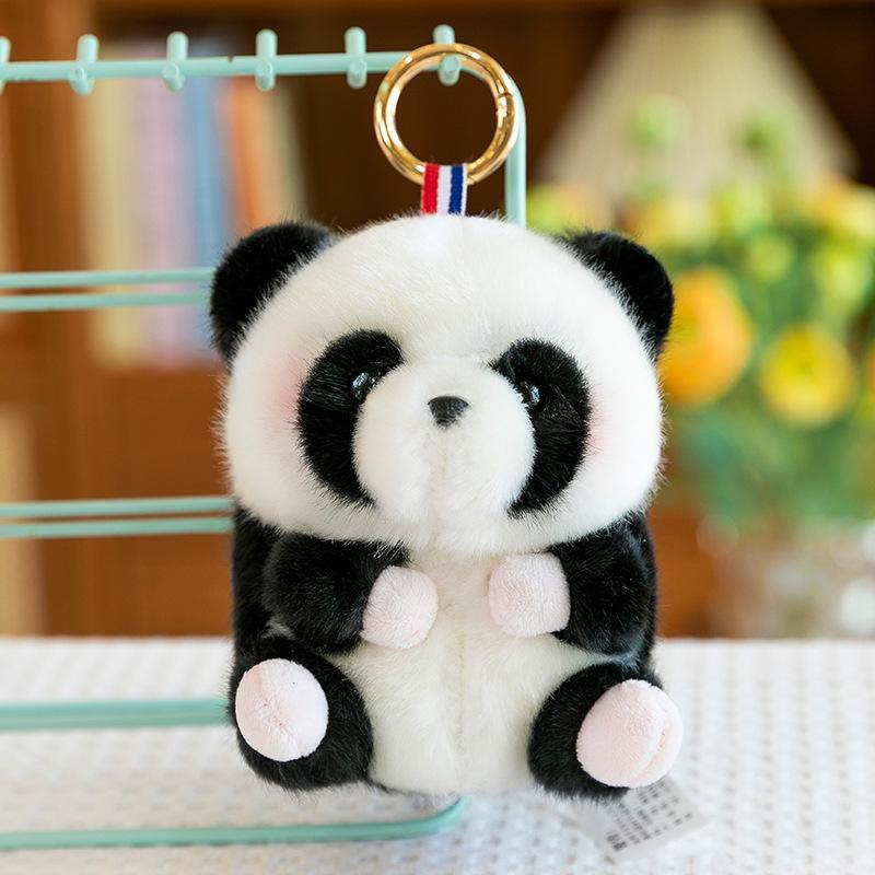 Adorable Penguin & Rabbit Plush Keychain Doll - Girls' Gift & Bag Charm