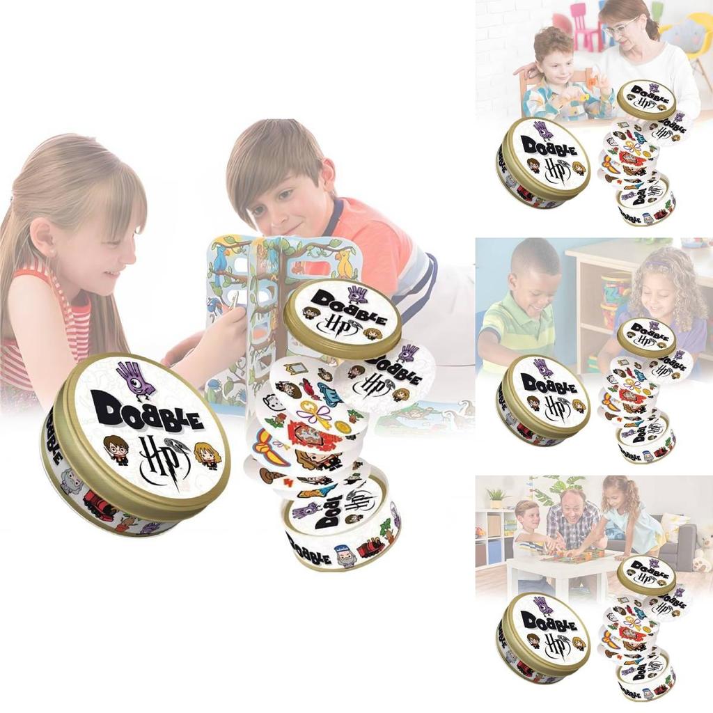 Spot It Rodinná karetní hra Zábava pro všechny věkové kategorie Poutavá vizuální párovací hra pro děti