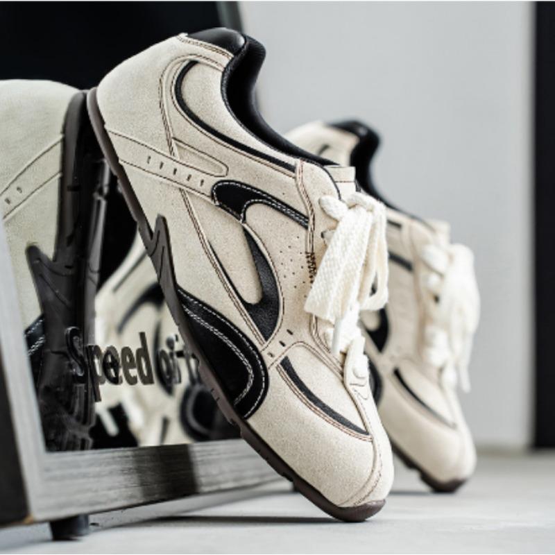 

Spring new retro versatile flat-bottomed little white lightweight sports shoes casual shoes men s shoes 39 белый