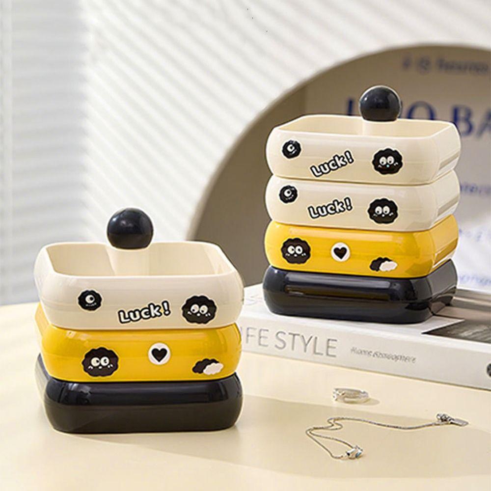 3/4 Layers Jewelry Storage Holder 360 Degree Rotating Necklace Storage Container  Home Use