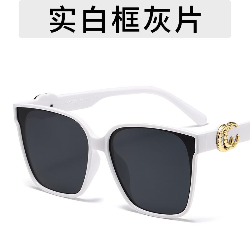 Cool Oversize Frame Women Sunglasses Luxury Square UV400 Outdoor Travel Sunshine Goggles Popular Style